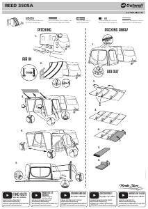 Mode d’emploi Outwell Reed 350SA Auvent