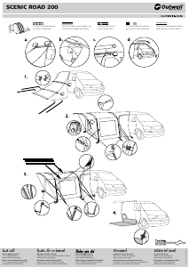 Mode d’emploi Outwell Scenic Road 200 Auvent