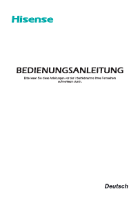 Bedienungsanleitung Hisense H43NEC5205 LED fernseher