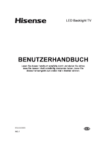 Bedienungsanleitung Hisense LTDN40K220WSEU LED fernseher