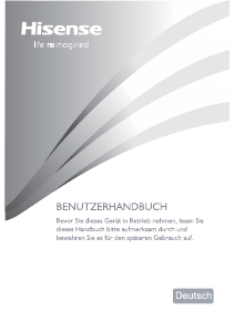 Bedienungsanleitung Hisense KG 249 A+++ SI Kühl-gefrierkombination