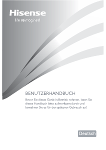 Bedienungsanleitung Hisense GS 160N A++ WE Gefrierschrank