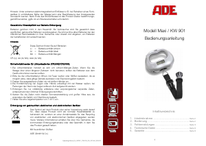 Manuale ADE KW 901 Maxi Bilancia per valigia
