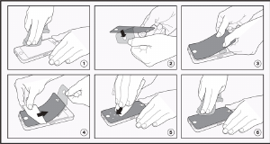 Bruksanvisning 3M AGPA001 Apple iPhone 6 Skärmskydd