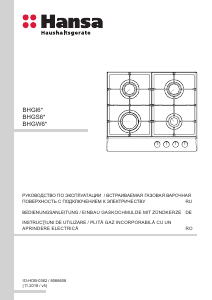 Manual Hansa BHGS63050 Plită