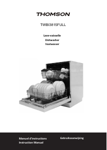 Mode d’emploi Thomson TWBI 3815 FULL Lave-vaisselle