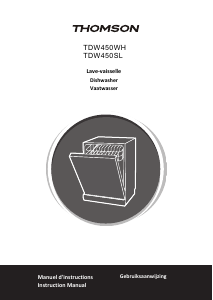 Mode d’emploi Thomson TDW 450 WH Lave-vaisselle