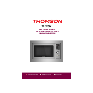 Handleiding Thomson TBIS25IX Magnetron