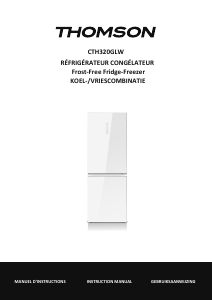 Mode d’emploi Thomson CTH 320 GLW Réfrigérateur combiné