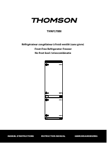 Handleiding Thomson THNF 178 BI Koel-vries combinatie