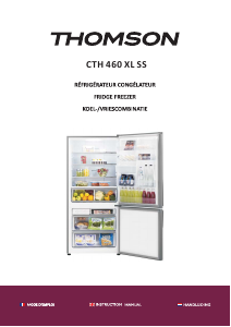 Mode d’emploi Thomson CTH 460 XL SS Réfrigérateur combiné