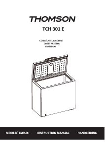 Mode d’emploi Thomson TCH 301 E Congélateur