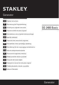 Bedienungsanleitung Stanley SIG 2400 Basic Generator