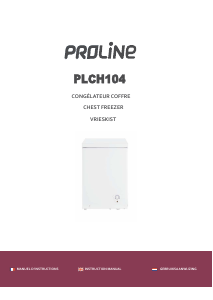 Mode d’emploi Proline PLCH104 Congélateur