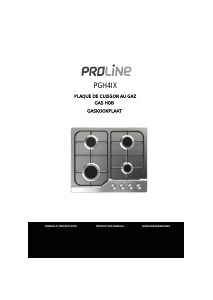 Mode d’emploi Proline PGH4IX Table de cuisson