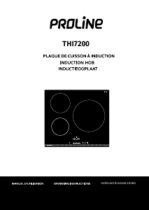 Mode d’emploi Proline THI7200 Table de cuisson