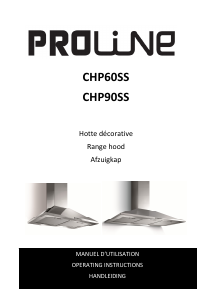 Mode d’emploi Proline CHP60SS Hotte aspirante