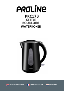 Mode d’emploi Proline PKC17B Bouilloire