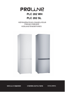 Mode d’emploi Proline PLC282SL Réfrigérateur combiné