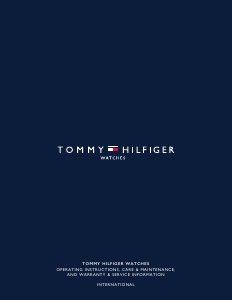 Bruksanvisning Tommy Hilfiger TH1710375 Dane Armbandsur