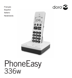 Handleiding Doro PhoneEasy 336w Draadloze telefoon