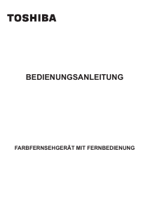 Bedienungsanleitung Toshiba 32W1763DG LED fernseher
