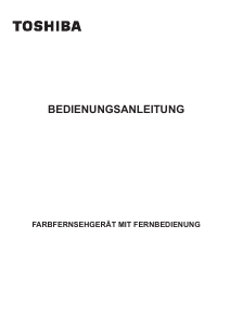 Bedienungsanleitung Toshiba 55U7763DG LED fernseher