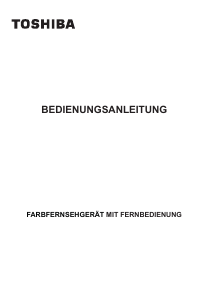 Bedienungsanleitung Toshiba 43L3663DG LED fernseher