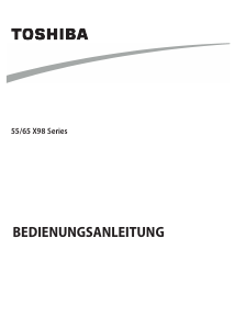 Bedienungsanleitung Toshiba 55X9863DA OLED fernseher