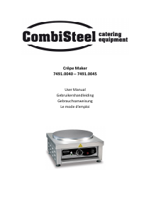 Manual CombiSteel 7491.0040 Crepe Maker