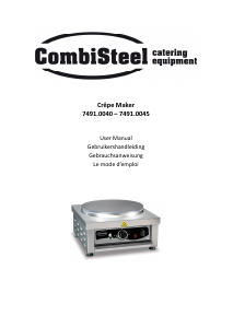 Manual CombiSteel 7491.0045 Crepe Maker