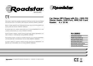 Mode d’emploi Roadstar RU-280RD Autoradio
