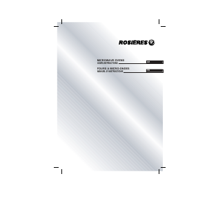 Mode d’emploi Rosières RMG 200 MIN Micro-onde