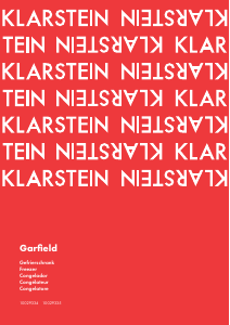 Bruksanvisning Klarstein 10029334 Garfield Frys