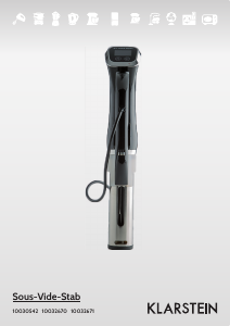 Bruksanvisning Klarstein 10030584 Sous vide-cirkulator