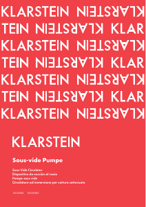 Mode d’emploi Klarstein 10032082 Circulateur sous-vide