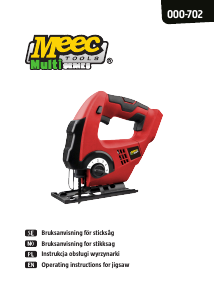 Instrukcja Meec Tools 000-702 Wyrzynarka