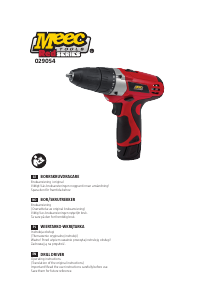 Manual Meec Tools 029-054 Drill-Driver