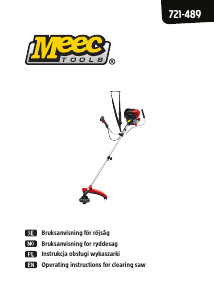 Bruksanvisning Meec Tools 721-489 Gresstrimmer