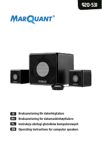 Handleiding MarQuant 920-531 Luidspreker