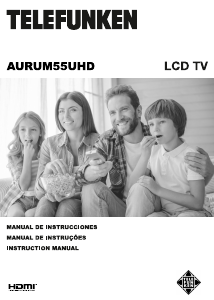Handleiding Telefunken AURUM55UHD LCD televisie