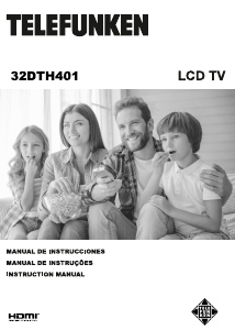 Bruksanvisning Telefunken 32DTH401 LCD TV