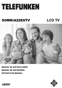 Bruksanvisning Telefunken SOMNIA22ESTV LCD TV