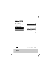 Manual Sony Alpha NEX-C3A Cameră digitală
