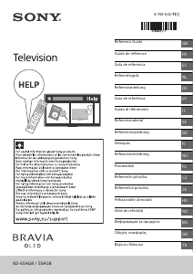 Bedienungsanleitung Sony Bravia KD-55AG8 OLED fernseher