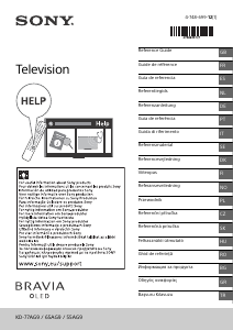 Mode d’emploi Sony Bravia KD-55AG9 Téléviseur OLED