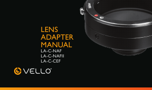 Manual Vello LA-C-NAF Lens Adapter