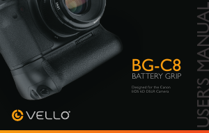 Handleiding Vello BG-C8 Battery grip