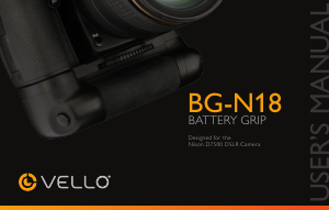 Handleiding Vello BG-N18 Battery grip