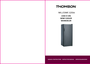 Mode d’emploi Thomson Millesime 120 BK Cave à vin